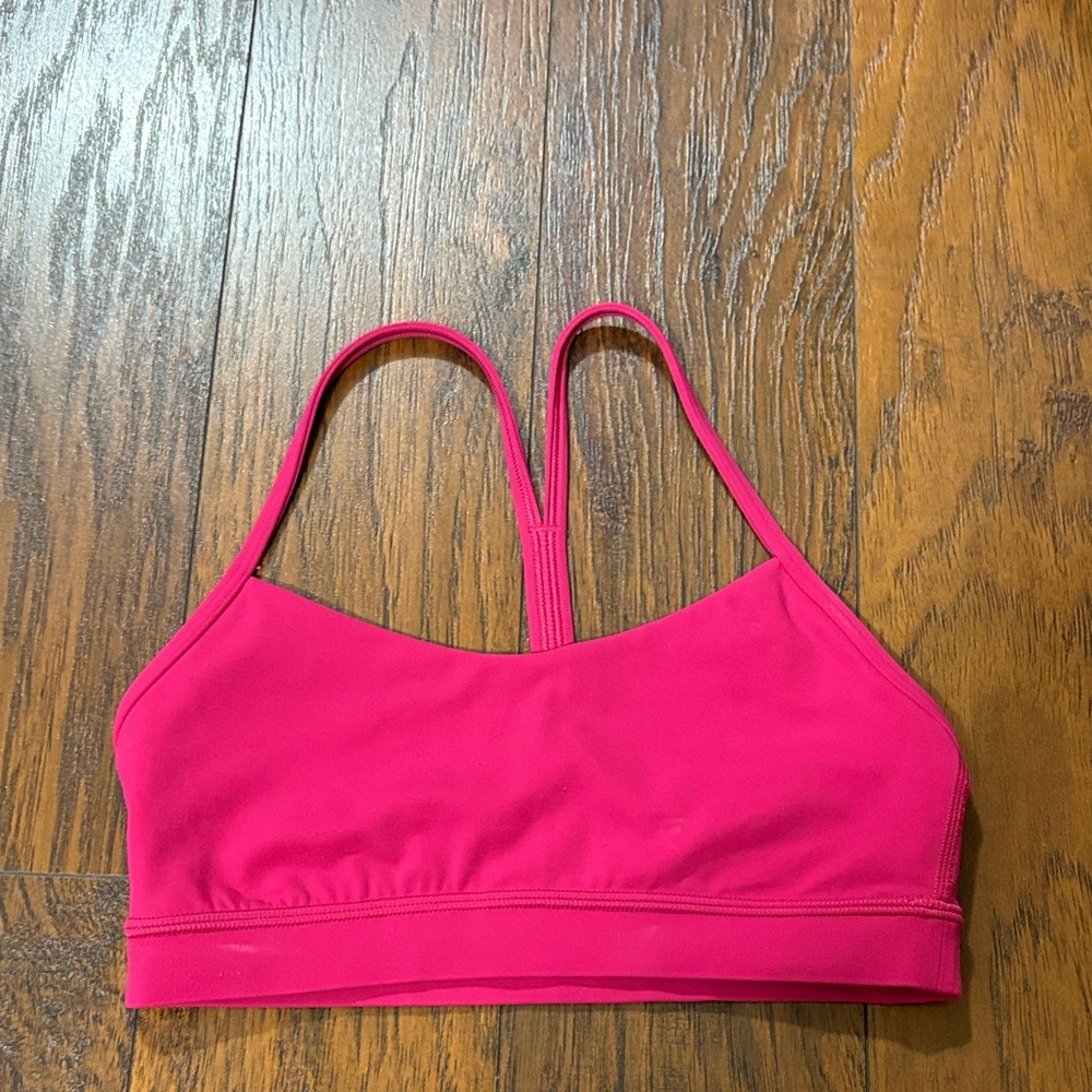 Lululemon Flow Y Nulu bra in Passionate